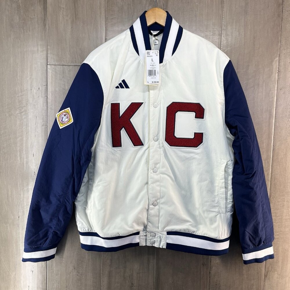 Adidas Kansas City Monarchs Negro League Coaches Jacket Men's Large IW5020